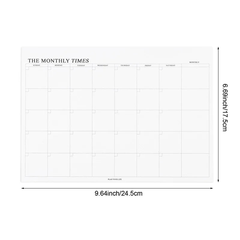 Weekly/Monthly Planner Notebook – Undated Study & Office Agenda Divina Constitutio