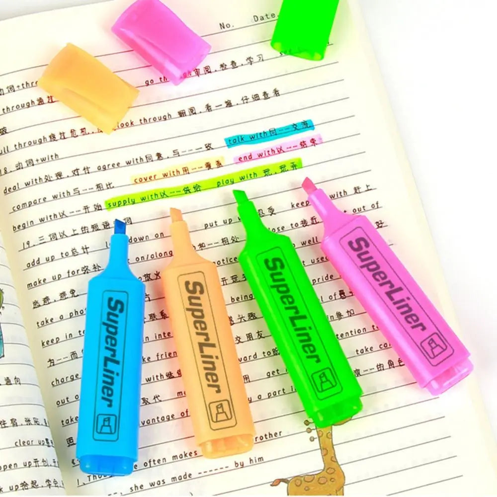 Colorful Pastel Highlighters & Art Markers – 4/6 Color Set Kairos & Co.