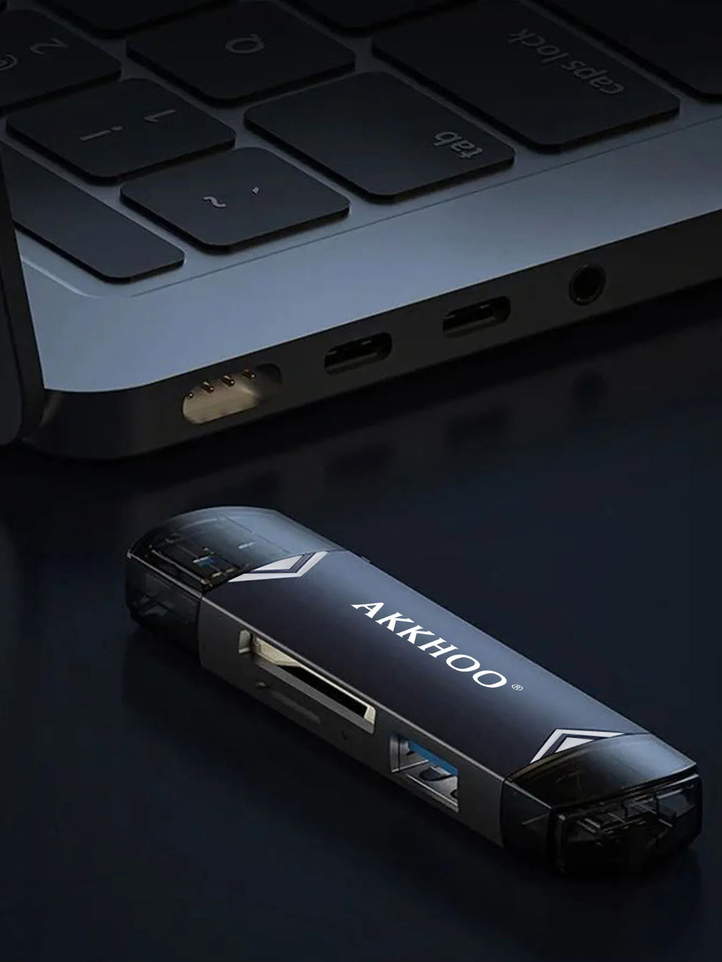 Type-C 6-in-1 Multi-Function Card Reader – High-Speed Data Transfer Adapter Kairos & Co.
