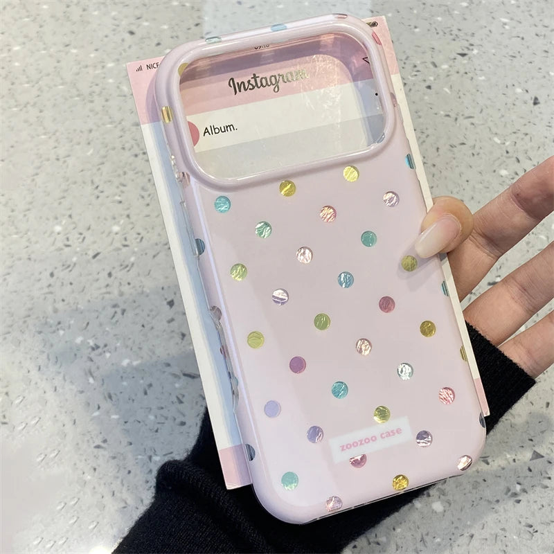 Colorful Korean-Style Point Phone Case for iPhone Kairos & Co.