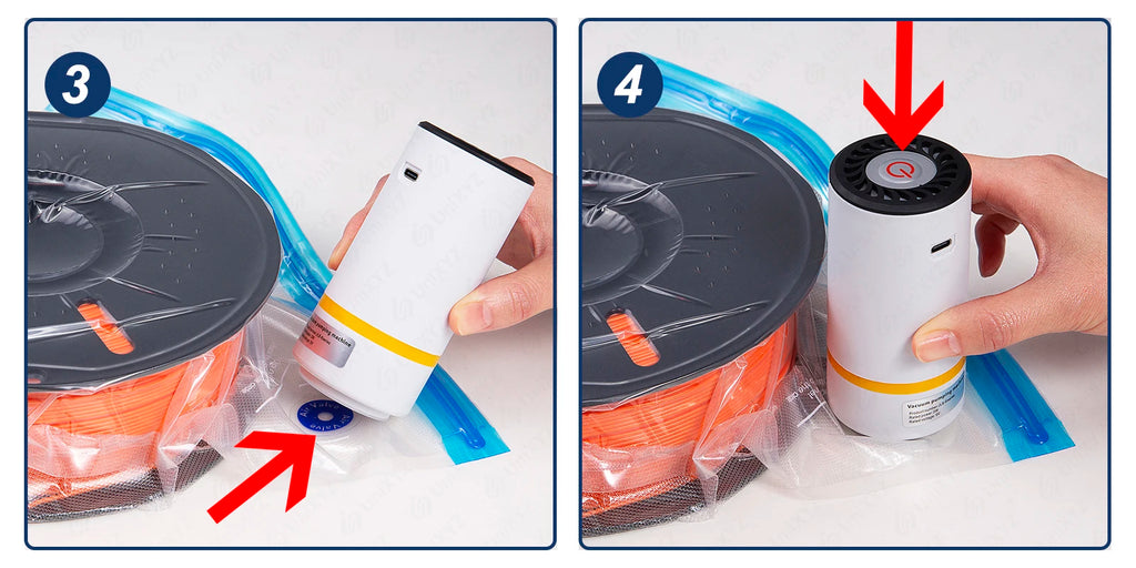 3D Filament Vacuum Storage Bags — Humidity-Resistant Sealing Bags for PLA, ABS & PETG Kairos & Co.