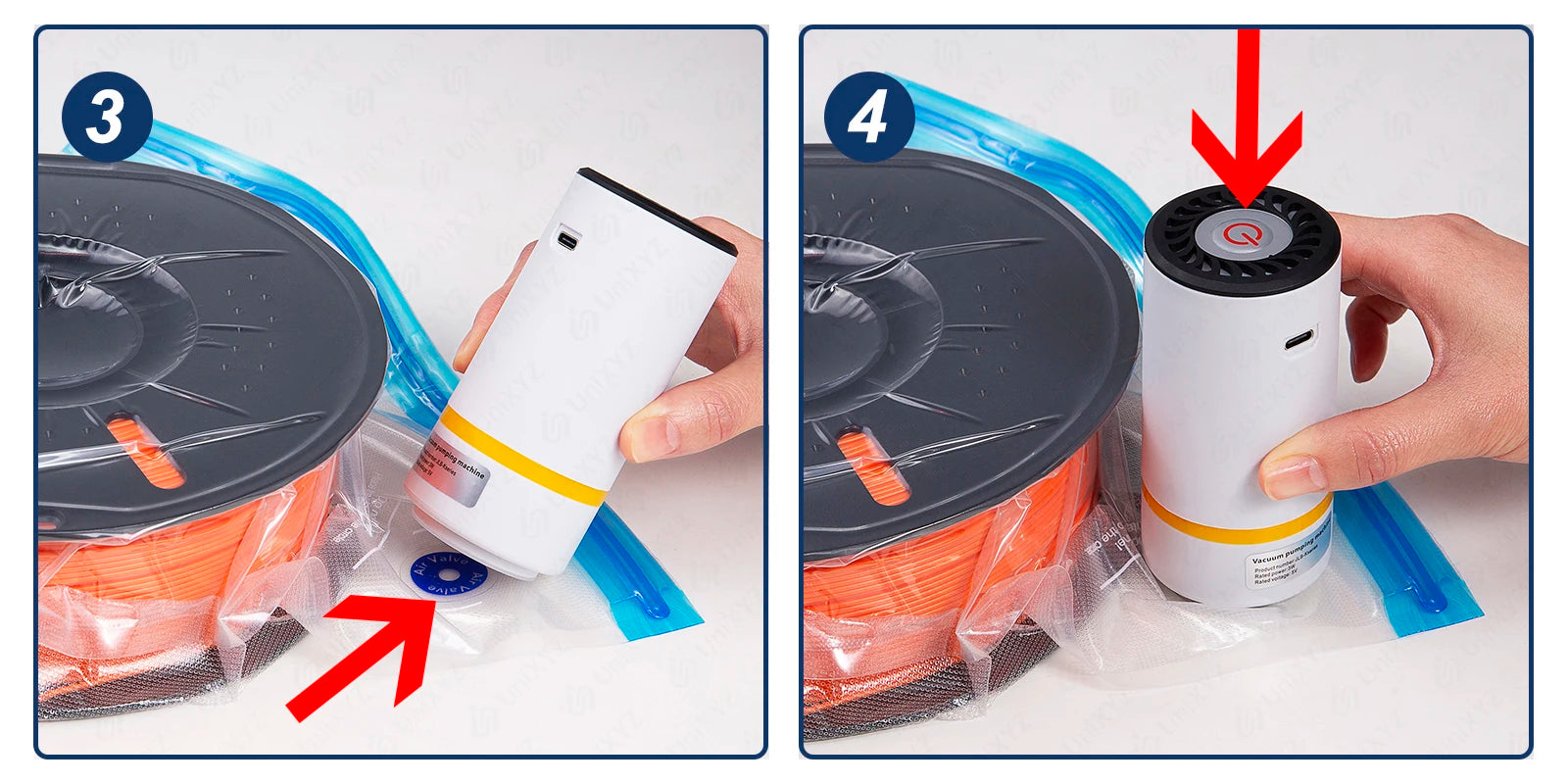 3D Filament Vacuum Storage Bags — Humidity-Resistant Sealing Bags for PLA, ABS & PETG Kairos & Co.