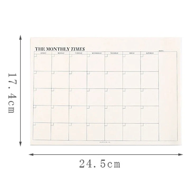 Weekly/Monthly Planner Notebook – Undated Study & Office Agenda Divina Constitutio