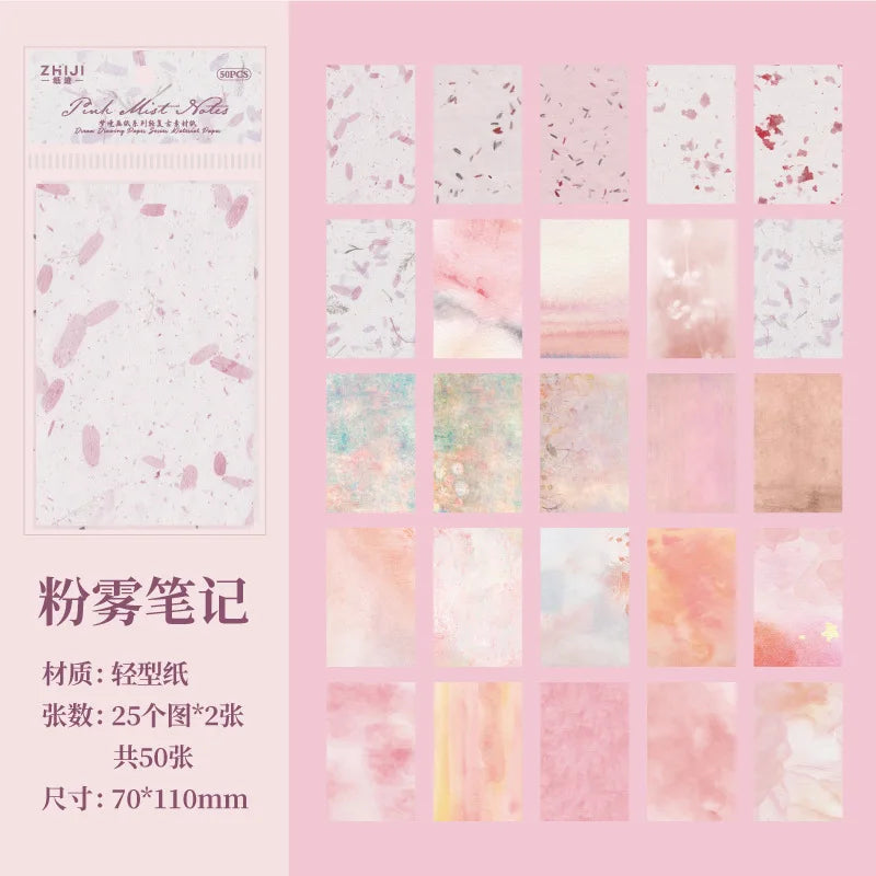 Cleaned-up Title:
Dreamland Memo Pad – 50pcs Decorative Paper for Journaling & Scrapbooking Divina Constitutio
