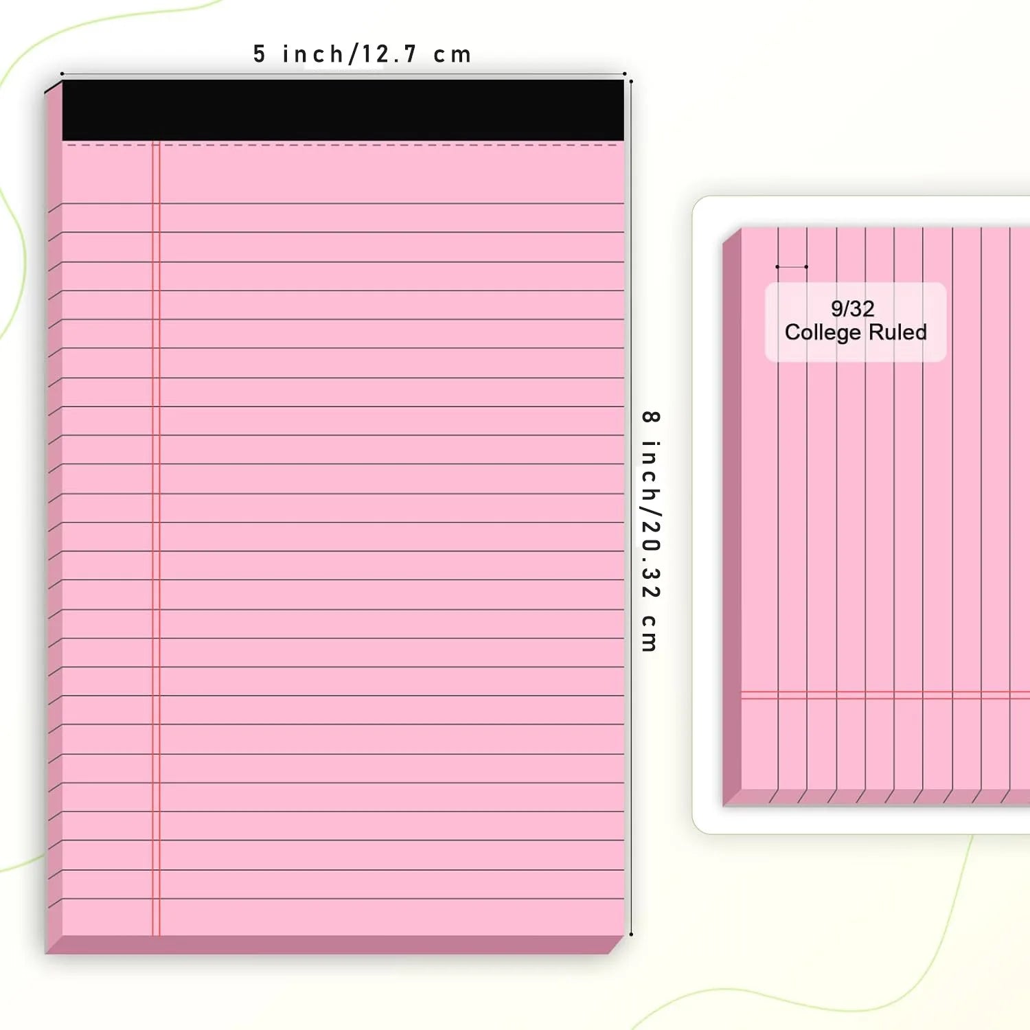 University Grid Notebook – 12.7x20.32cm Tearable Legal Notepad Divina Constitutio