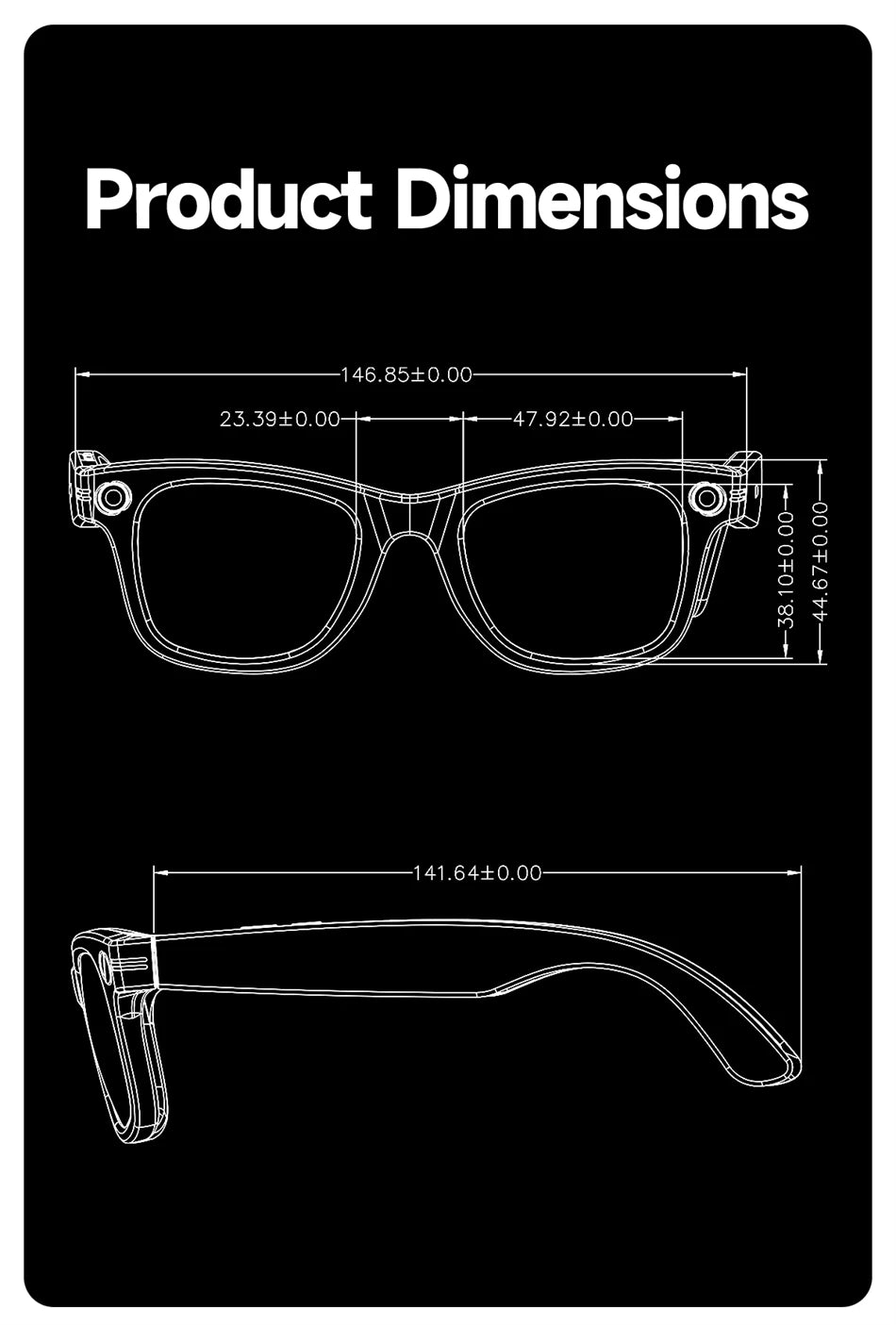 LIGE AI Smart Glasses – Camera Sunglasses with Bluetooth Calling Divina Constitutio
