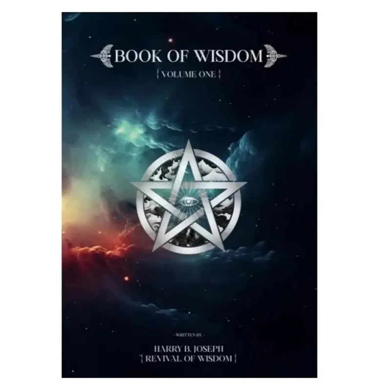Book of Wisdom with Colorful Pages Philosophical Life Guidance Notebook for Self Reflection and Meditation Book Librosphilosophy Kairos & Co.