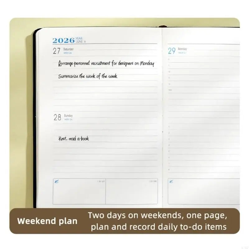 2026 Daily Planner Notebook – Compact Time Management Organizer Divina Constitutio