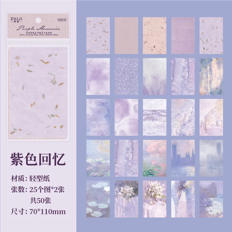 Cleaned-up Title:
Dreamland Memo Pad – 50pcs Decorative Paper for Journaling & Scrapbooking Divina Constitutio