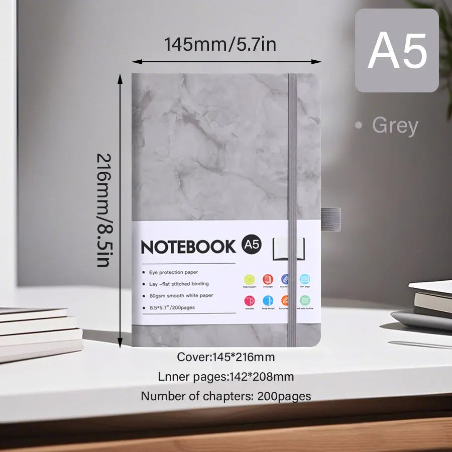 Professional A5 Notebook – Thickened Paper, Compact & Lightweight Office Planner for Work, Students & Sellers Kairos & Co.