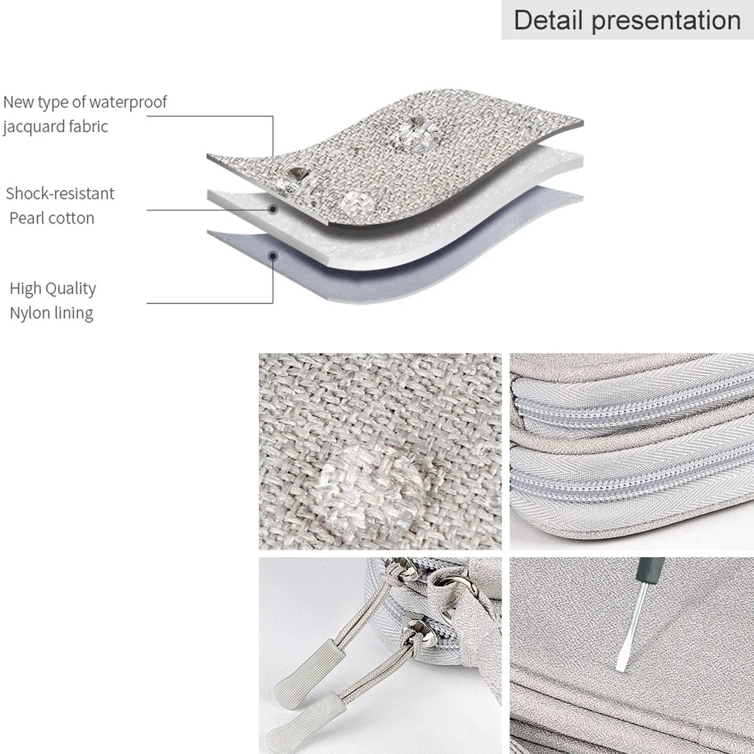 Data Cable Storage Bag Waterproof Portable Carry Case  Storage Bag Travel Organizer Bag for Cable Cord USB Charger Kairos & Co.