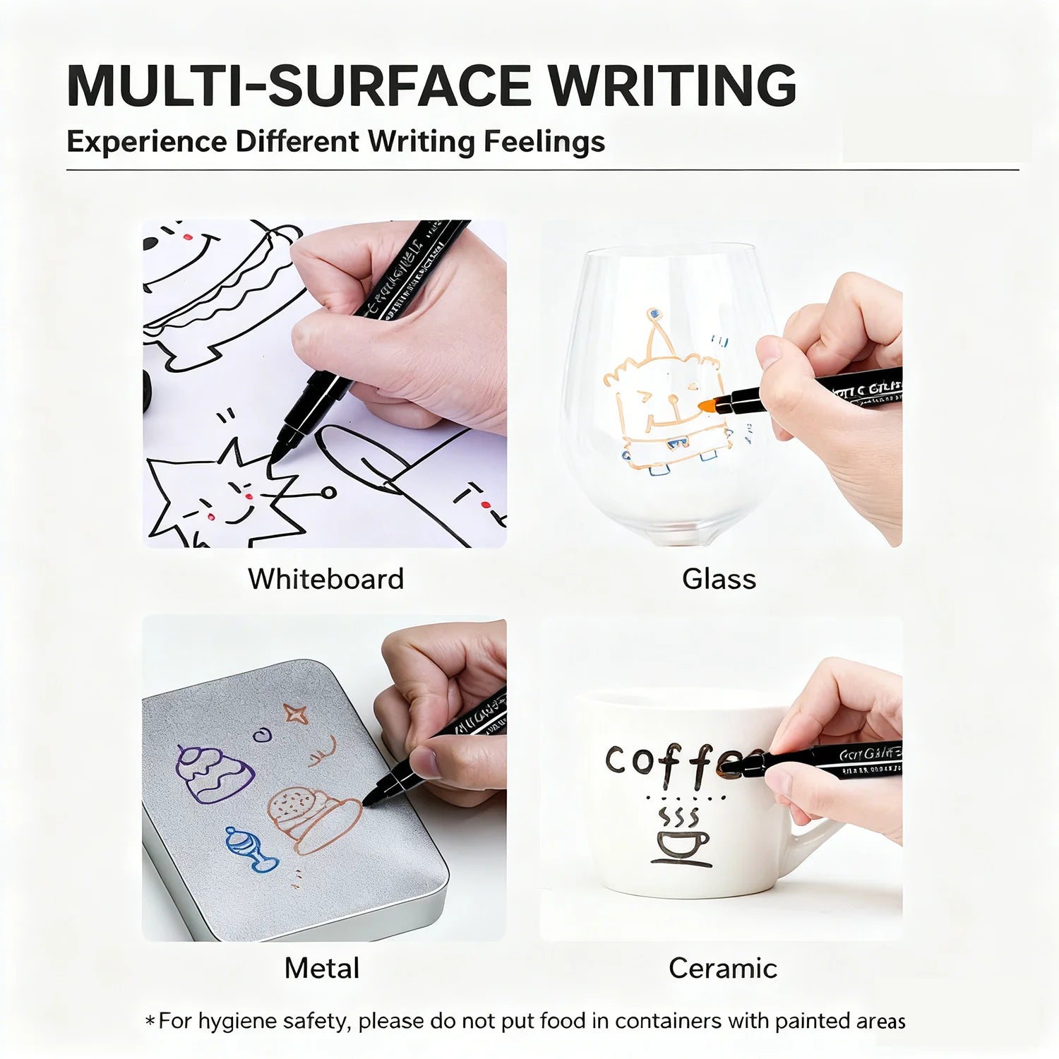 12-Color Dry Erase Marker Set – Magnetic Whiteboard Pens with Eraser Cap Kairos & Co.