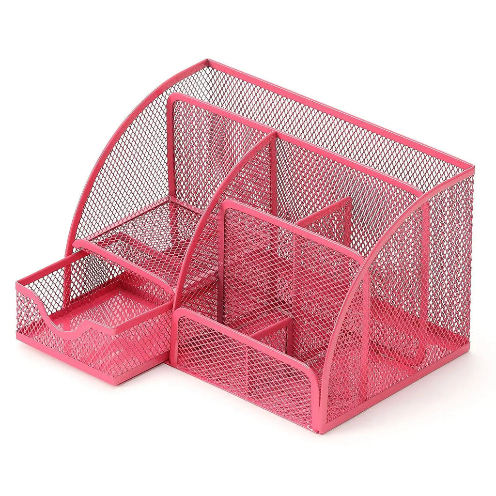 Large Capacity Metal Pen Holder & Desktop Storage Organizer Kairos & Co.