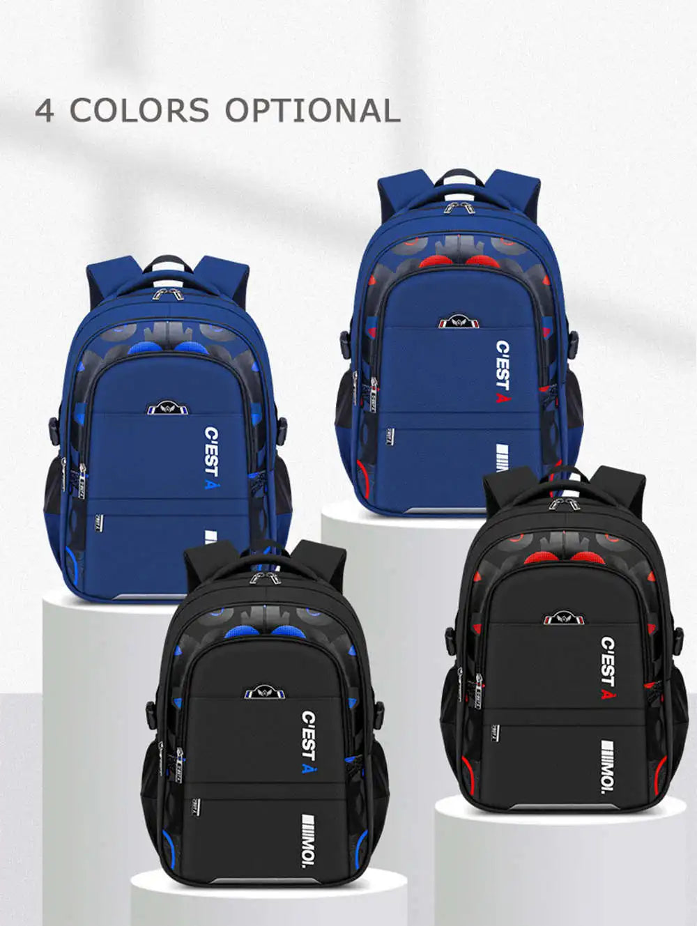 School Backpack for Boys – Durable Bookbag for Kids & Teens Divina Constitutio