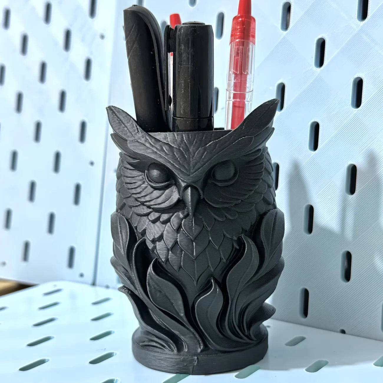 Cute Owl Pen Holder – Desktop Stationery & Office Organizer Kairos & Co.
