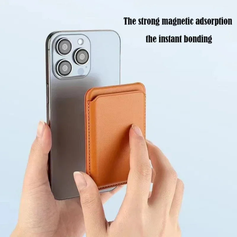 Magnetic Leather Wallet Case with Hidden Kickstand – MagSafe Compatible Card Holder for iPhone 16/15/14/13/12 Pro Max Kairos & Co.