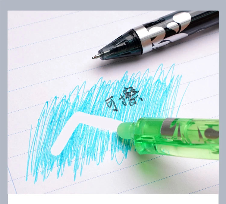 Erasable Gel Pen Set – 6-Color Kawaii Stationery, 0.5mm Divina Constitutio
