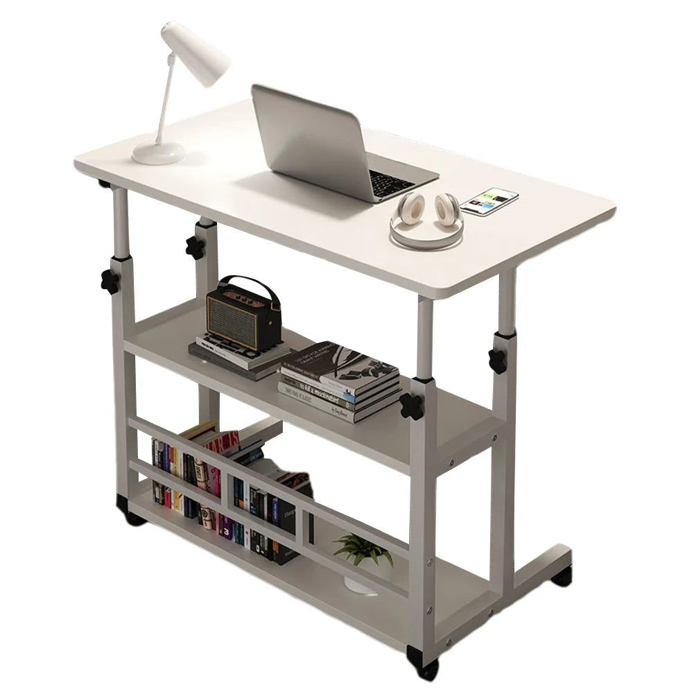 Adjustable Height Mobile Office Desk with Wheels Kairos & Co.