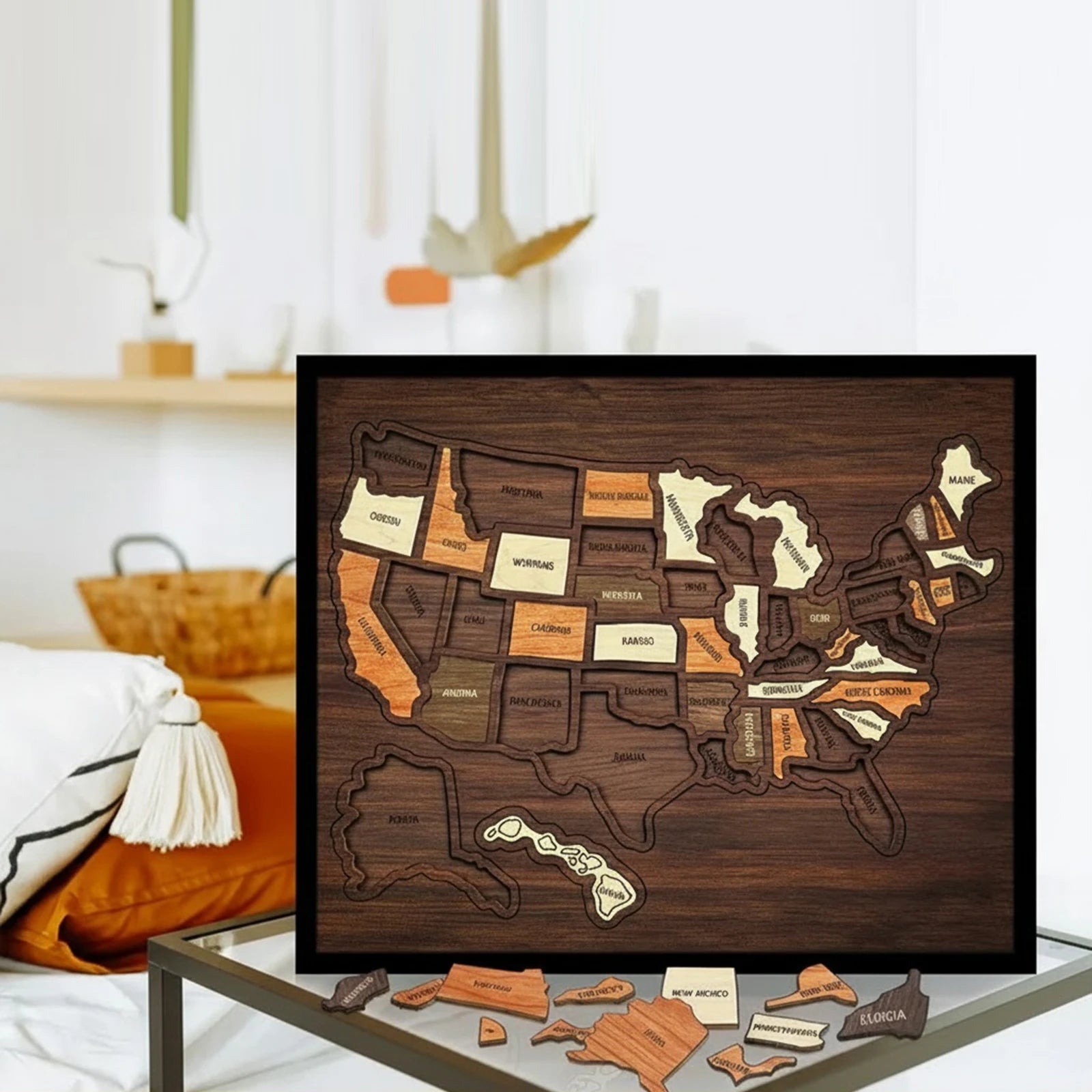 MapQuest™ USA Puzzle 🗺️✨ — Build Your Travel Memories TOP-TECH Store