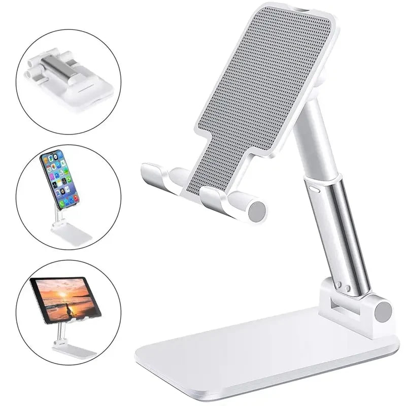 Adjustable Desktop Phone & Tablet Stand — Universal Holder for iPhone, iPad & More Kairos & Co.