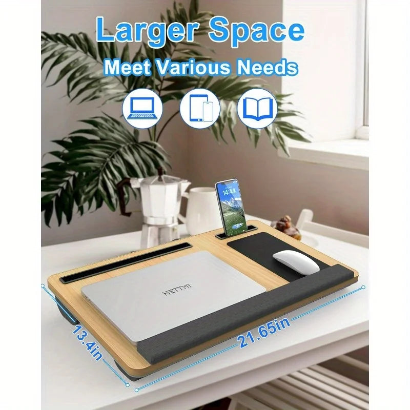 Multi-Function Laptop Table – Tablet/Phone Holder, Portable Handle, Home & Car Use Divina Constitutio