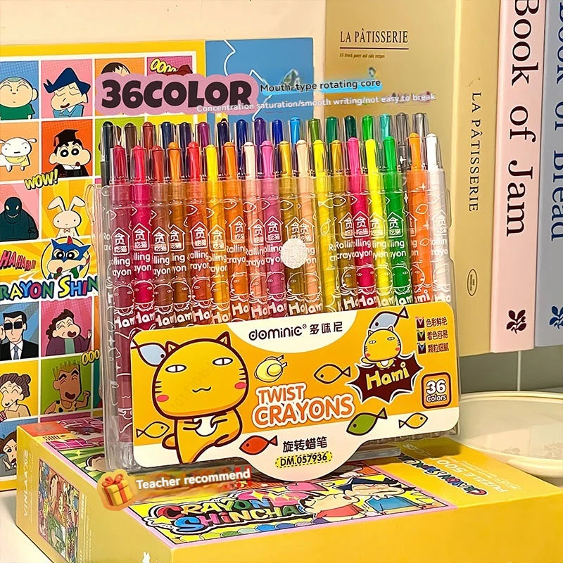 Kids Crayons 12-36 Count – Non-Toxic Coloring Set for Toddlers Divina Constitutio