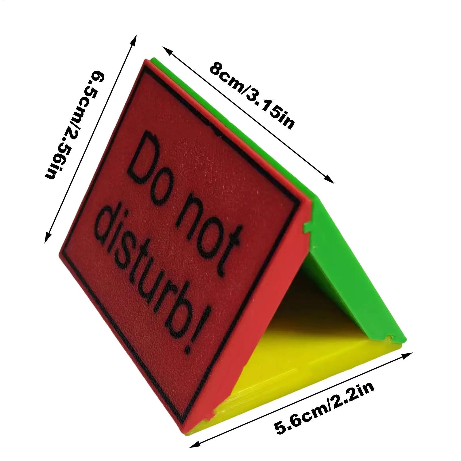 Teacher Desk “Do Not Disturb” Sign – 3-Sided Desk Indicator Kairos & Co.