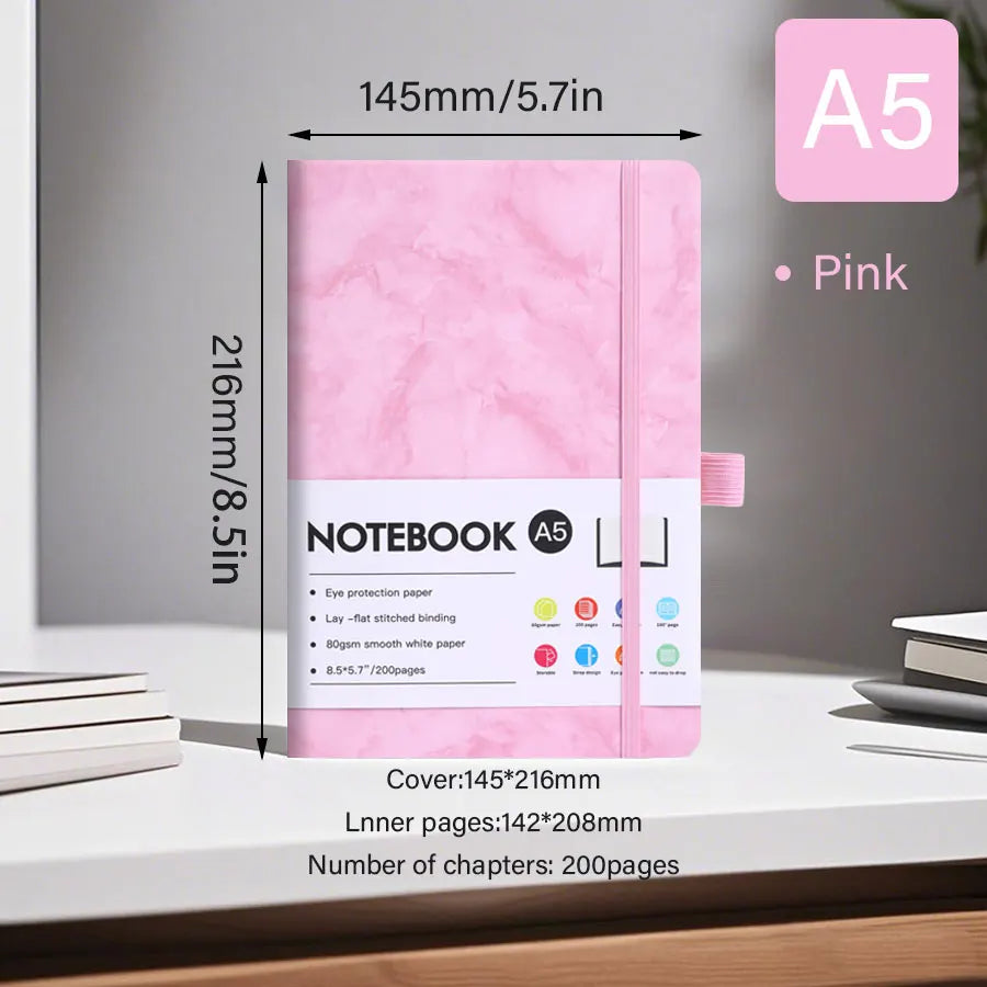 Professional A5 Notebook – Thickened Paper, Compact & Lightweight Office Planner for Work, Students & Sellers Kairos & Co.