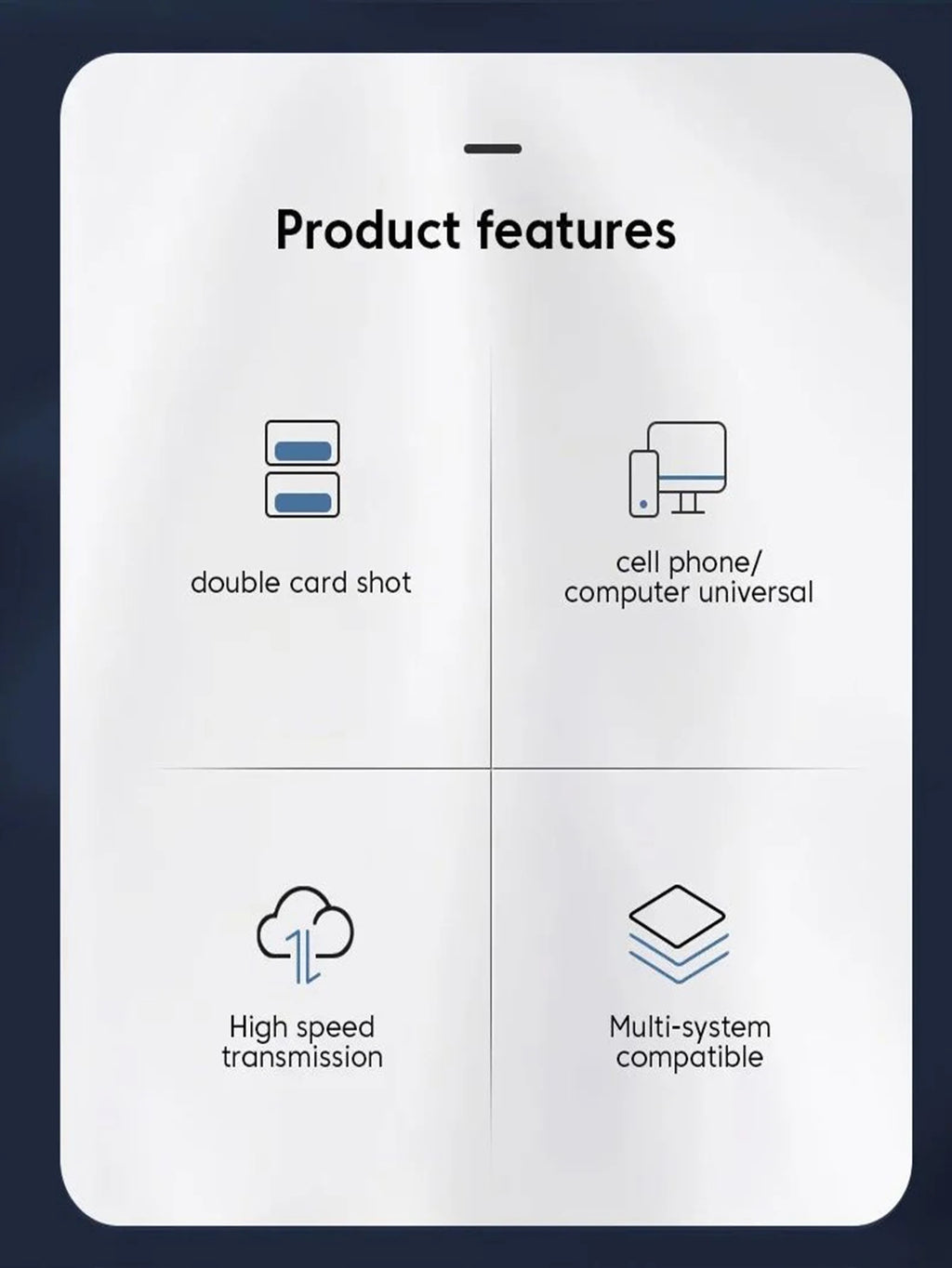 Type-C 6-in-1 Multi-Function Card Reader – High-Speed Data Transfer Adapter Kairos & Co.