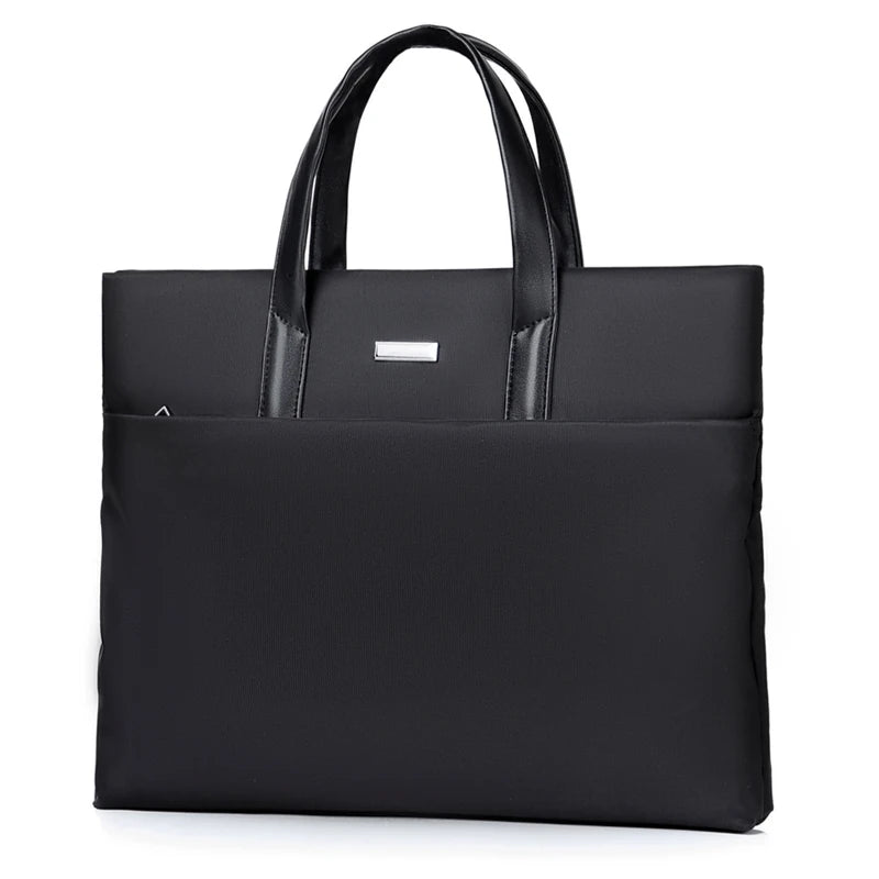 Men's Laptop Briefcase – Business Tote with Notebook Compartment Divina Constitutio