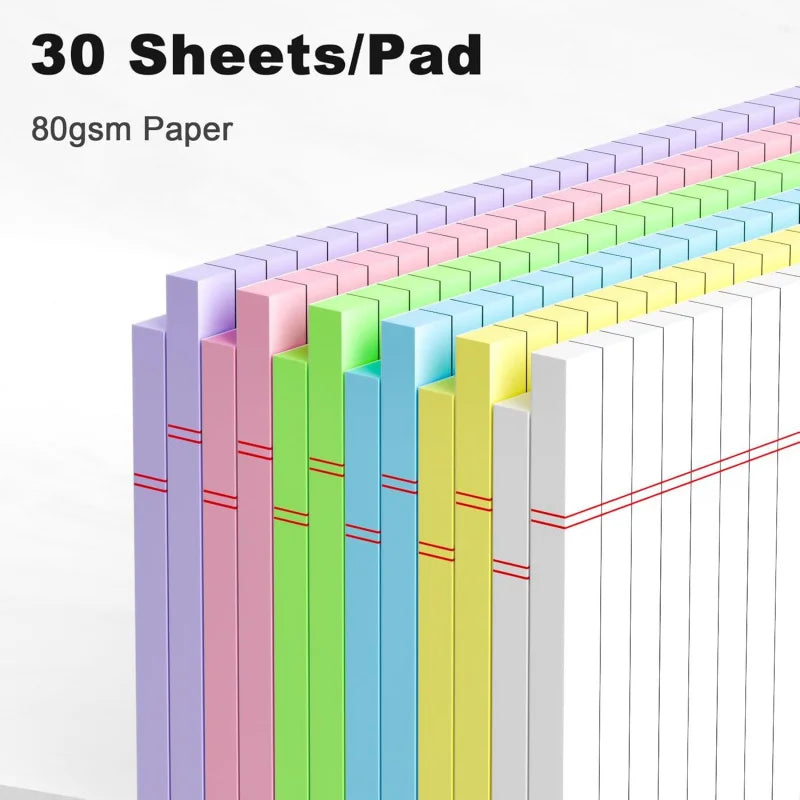 University Grid Notebook – 12.7x20.32cm Tearable Legal Notepad Divina Constitutio