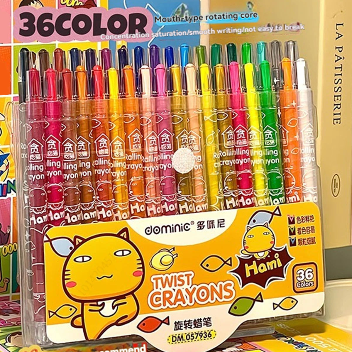 Kids Crayons 12-36 Count – Non-Toxic Coloring Set for Toddlers Divina Constitutio