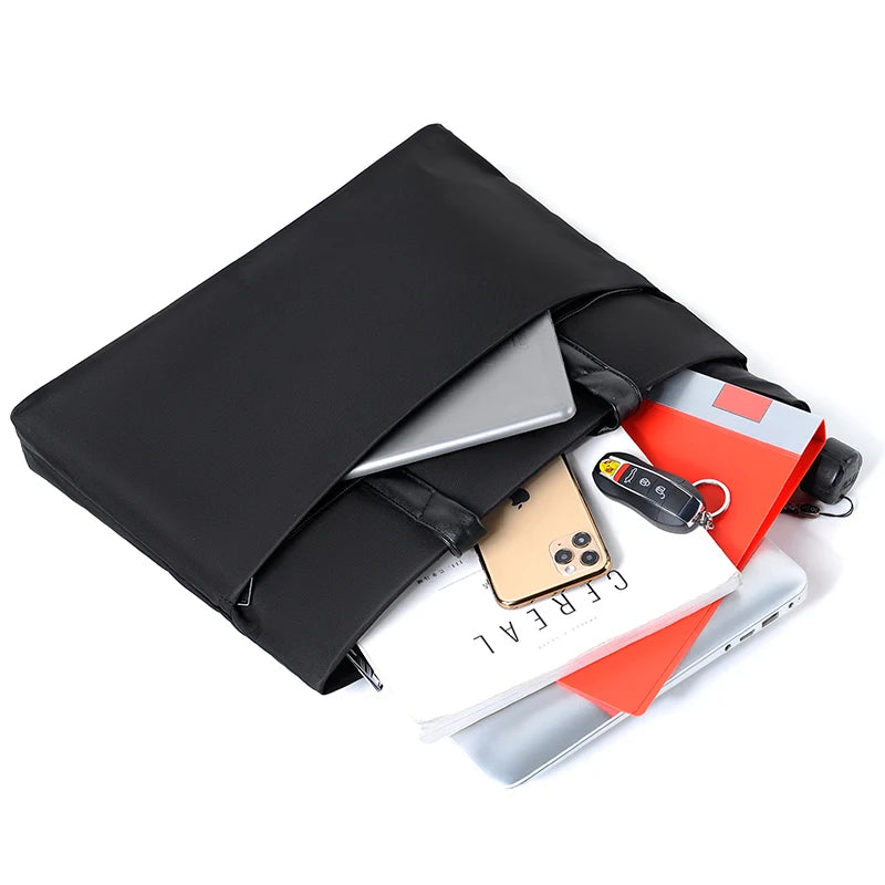 Men's Laptop Briefcase – Business Tote with Notebook Compartment Divina Constitutio