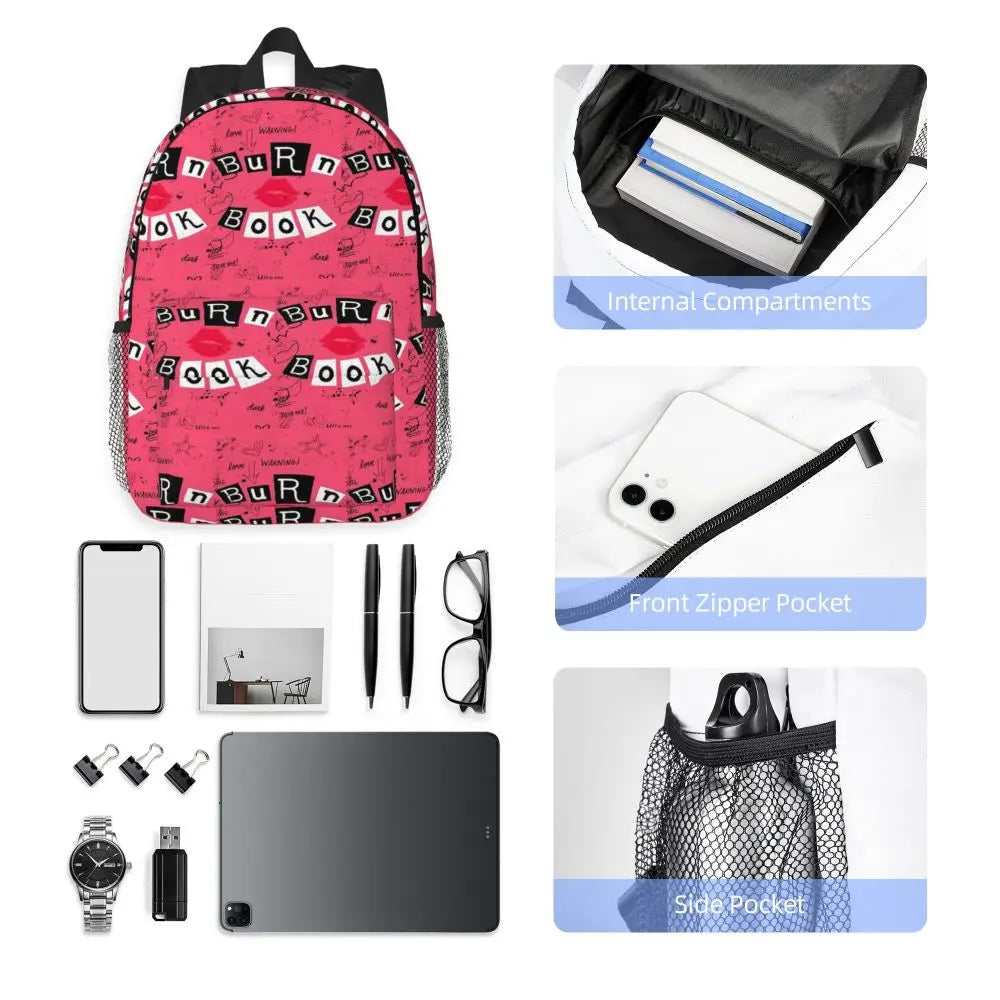 Burn Book-Inspired Backpack – Mean Girls-inspired School Bag Divina Constitutio