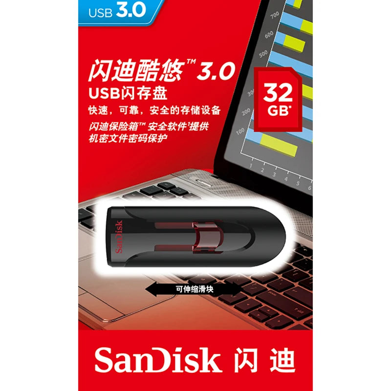 SanDisk CZ600 USB 3.0 Flash Drive – High Speed Pendrive (16GB-128GB) Divina Constitutio