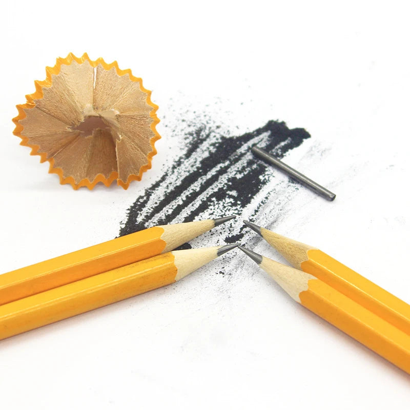 Yellow Wood-Cased Pencils #2 HB – 10/30/50 Count, School Supplies Divina Constitutio
