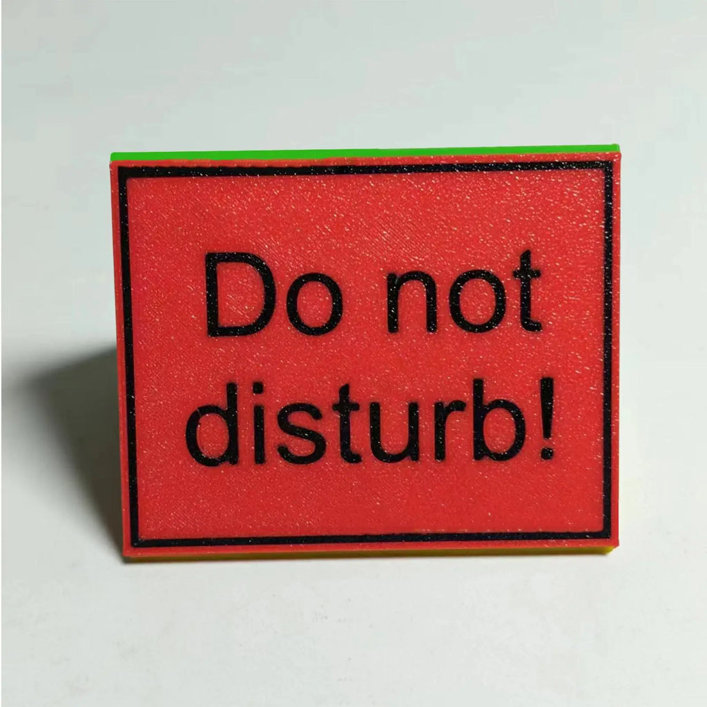 Teacher Desk “Do Not Disturb” Sign – 3-Sided Desk Indicator Kairos & Co.