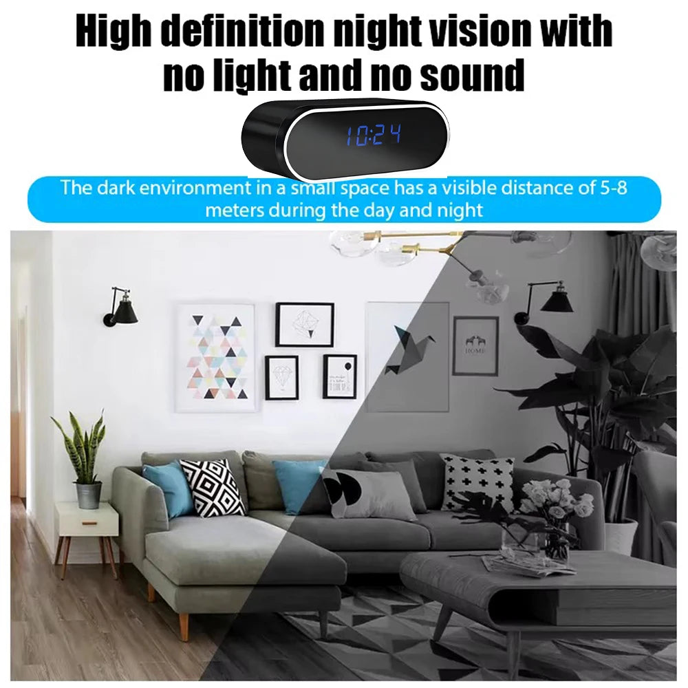 New 4K HD WiFi Wireless Mini Camera, Supporting Remote Viewing, Infrared Night Vision, Motion Detection, and Home Mini Cameras Divina Constitutio