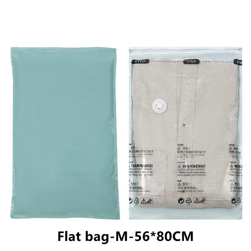 No Need Pump Vacuum Bags Large Plastic Storage Bags for Storing Clothes Blankets Compression Empty Bag Covers Travel Accessories Kairos & Co.