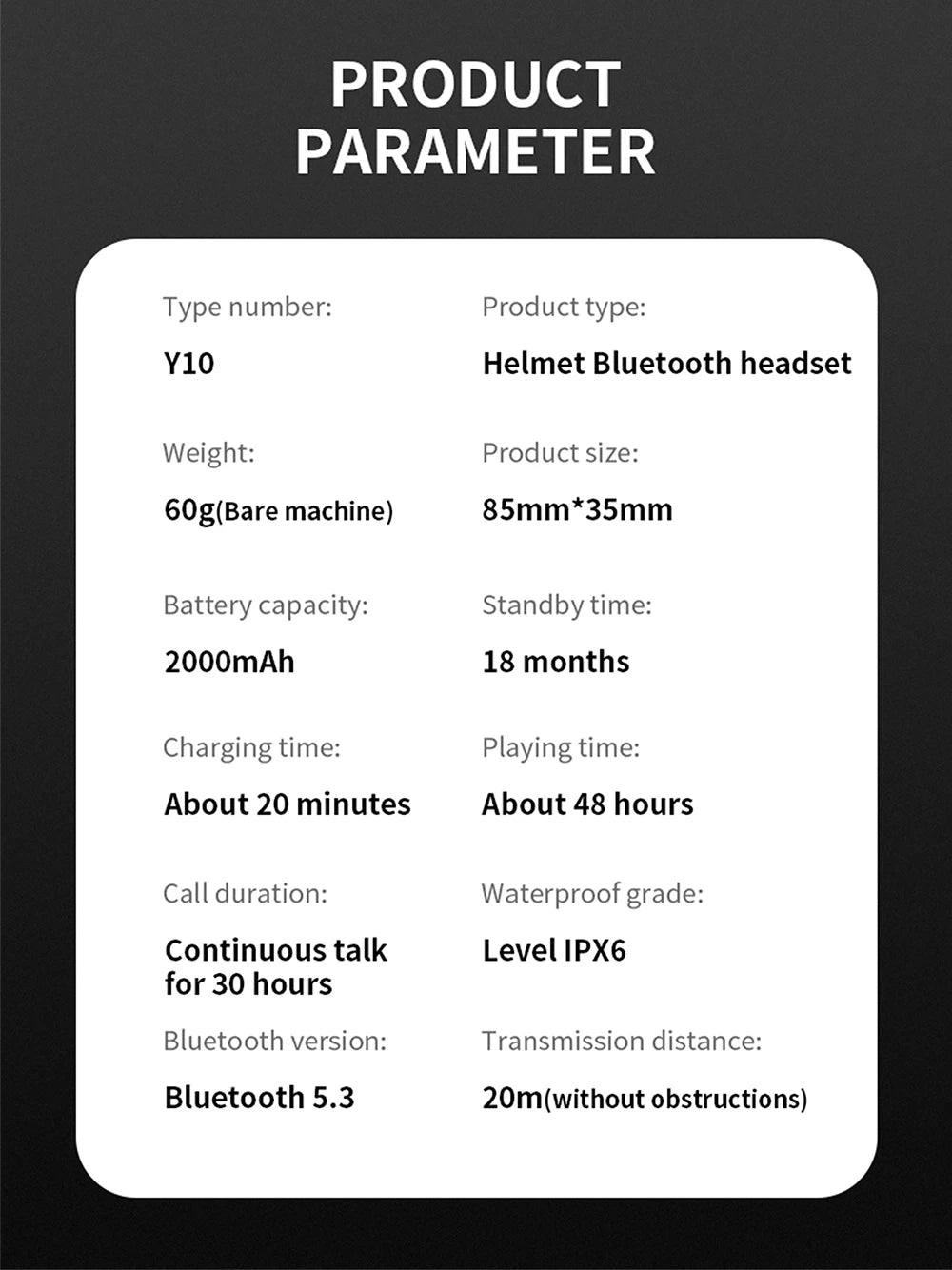 Bluetooth 5.3 Helmet Headset Wireless Hands-free Call Phone Kit Motorcycle Waterproof Earphone MP3 Music Player Speaker for Moto Kairos & Co.