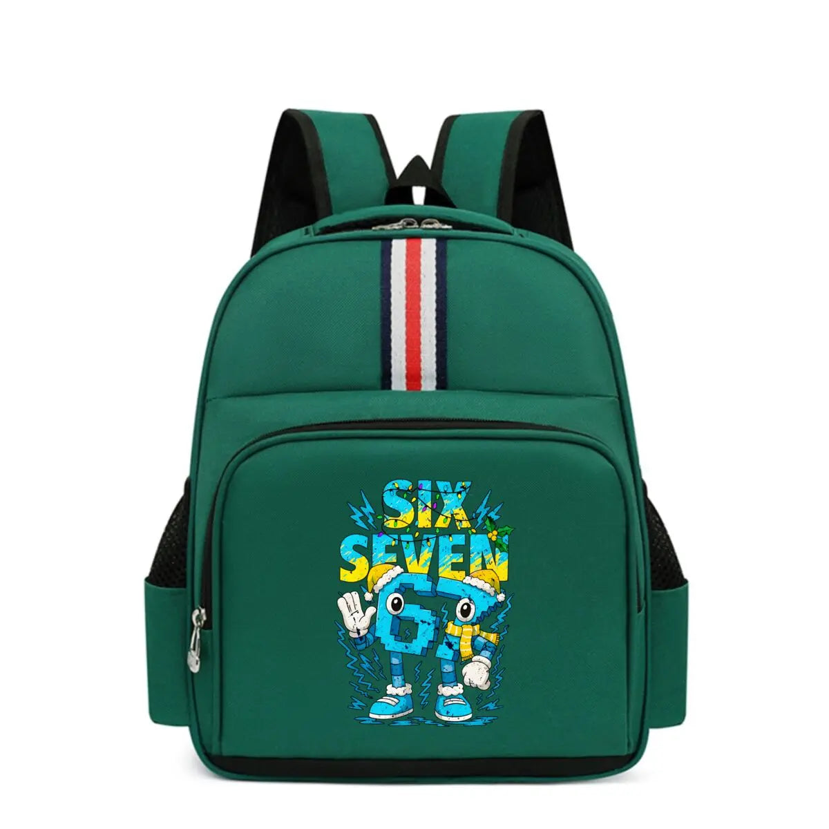 (6 7) Cartoon Print Kids Backpack – Waterproof School Bag for Boys & Girls Divina Constitutio