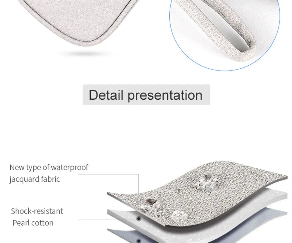 Data Cable Storage Bag Waterproof Portable Carry Case  Storage Bag Travel Organizer Bag for Cable Cord USB Charger Kairos & Co.