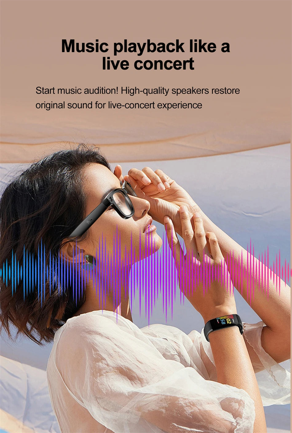 LIGE AI Smart Glasses – Camera Sunglasses with Bluetooth Calling Divina Constitutio