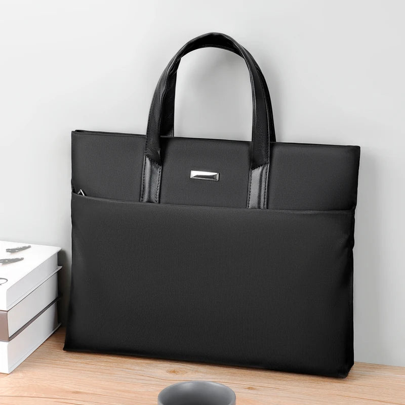 Men's Laptop Briefcase – Business Tote with Notebook Compartment Divina Constitutio
