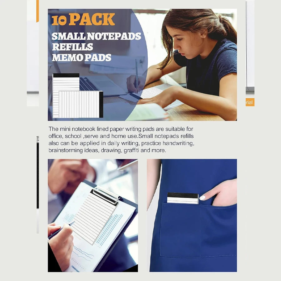 3x5 Small Spiral Notebooks – 5/10 Pack, 30-Sheet Pocket Notepads Divina Constitutio