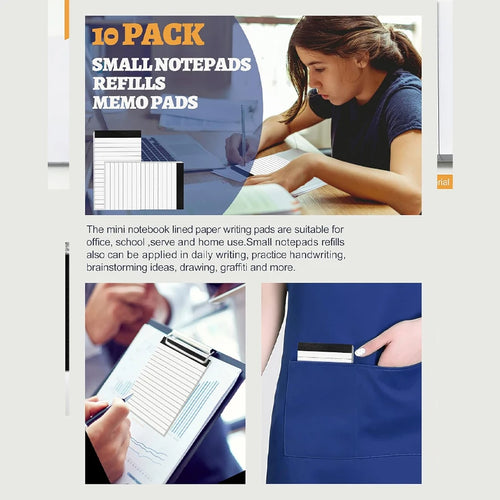 3x5 Small Spiral Notebooks – 5/10 Pack, 30-Sheet Pocket Notepads Divina Constitutio