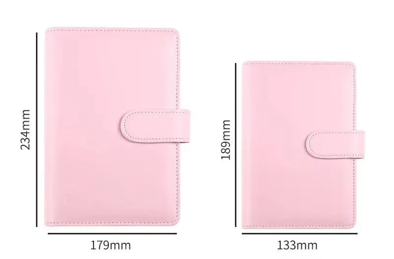 Macaron Series PU Leather Notebook Cover – A5/A6 Clip-On Binder Divina Constitutio