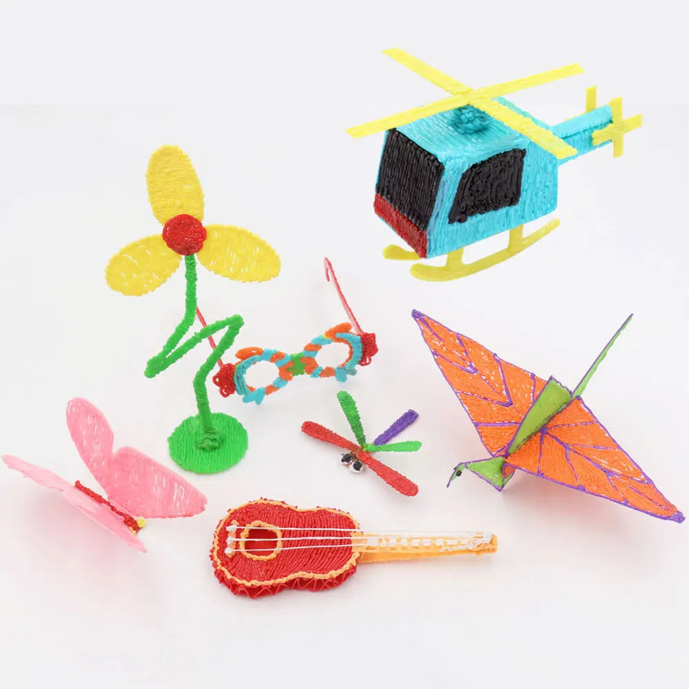 PLA Filament Refills for 3D Printing Pens — Odorless & Safe, Available in 50M–200M Kairos & Co.