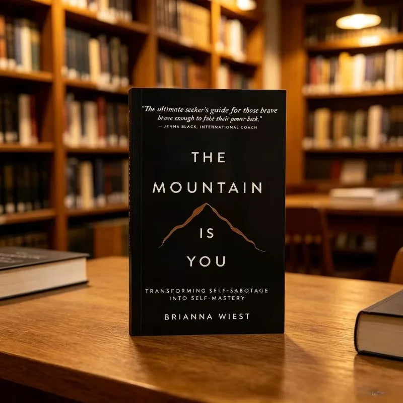 The Mountain Is You by Brianna Wiest | Self-Help Book Self-Mastery Self-Improvement English Paperback Book Kairos & Co.