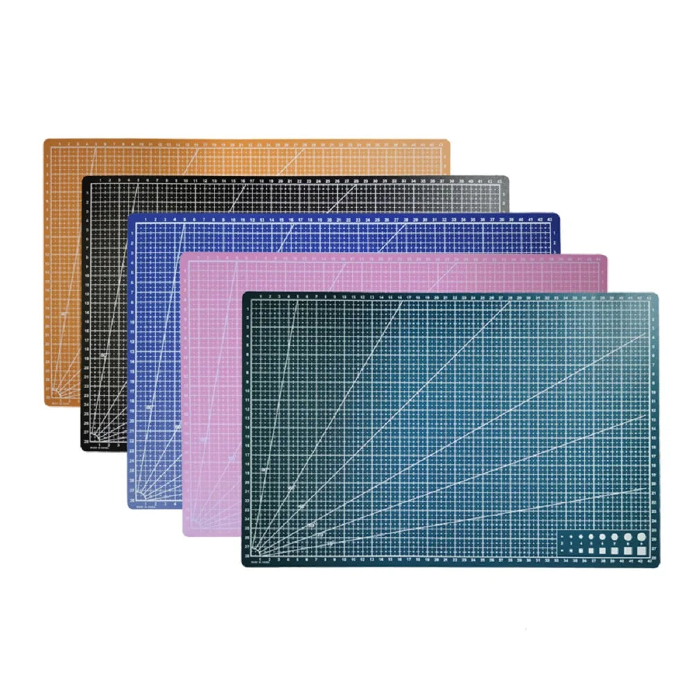 A3 Self-Healing Cutting Mat – Double-Sided PVC Leather Craft Pad, Anti-Slip Table Protector for DIY Carving & Cutting, 45×30×0.09cm Kairos & Co.